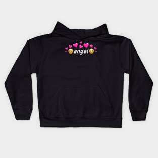 Angel White Kids Hoodie